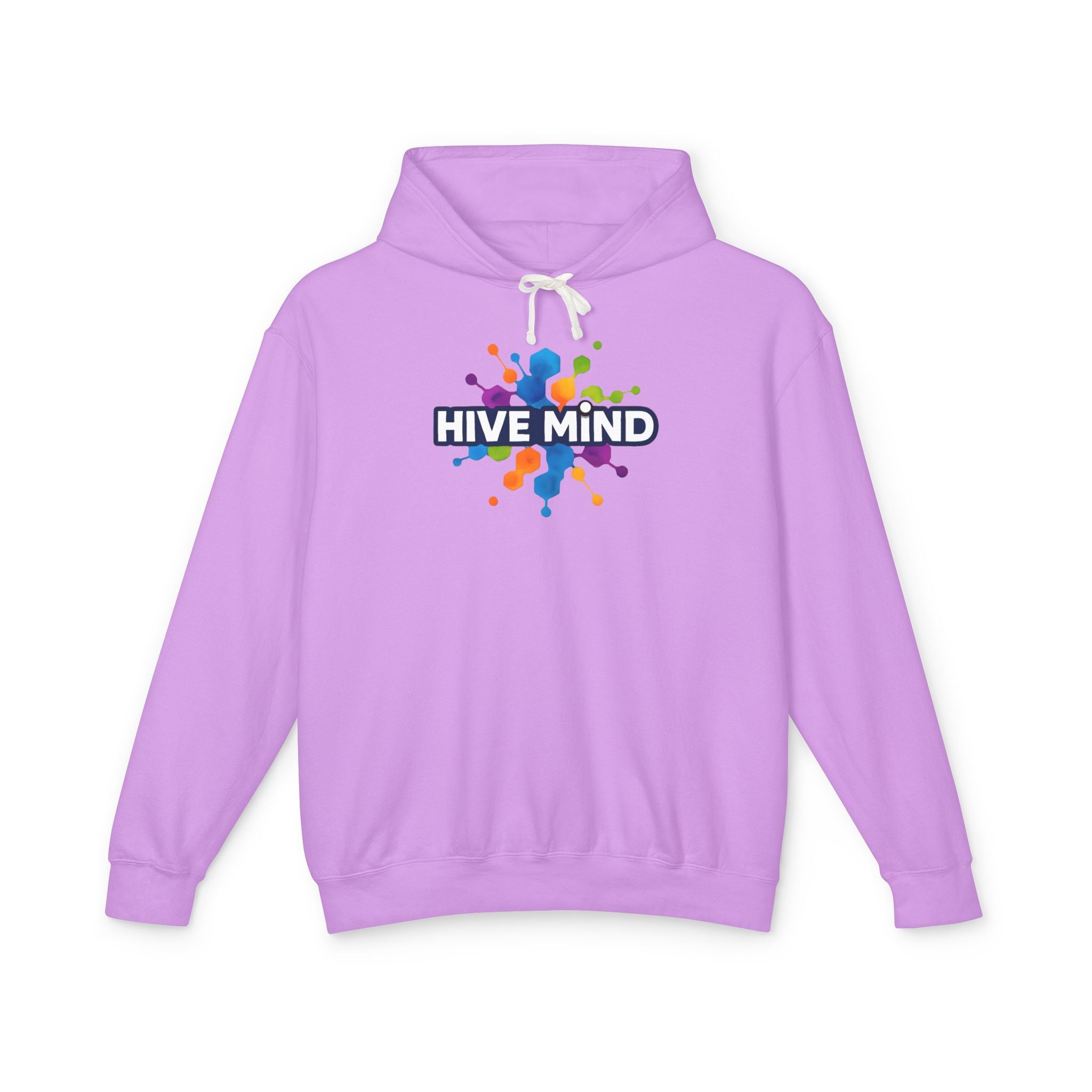 Hive Mind Hoodie — Colorful Splash Graphic Lightweight Hoodie