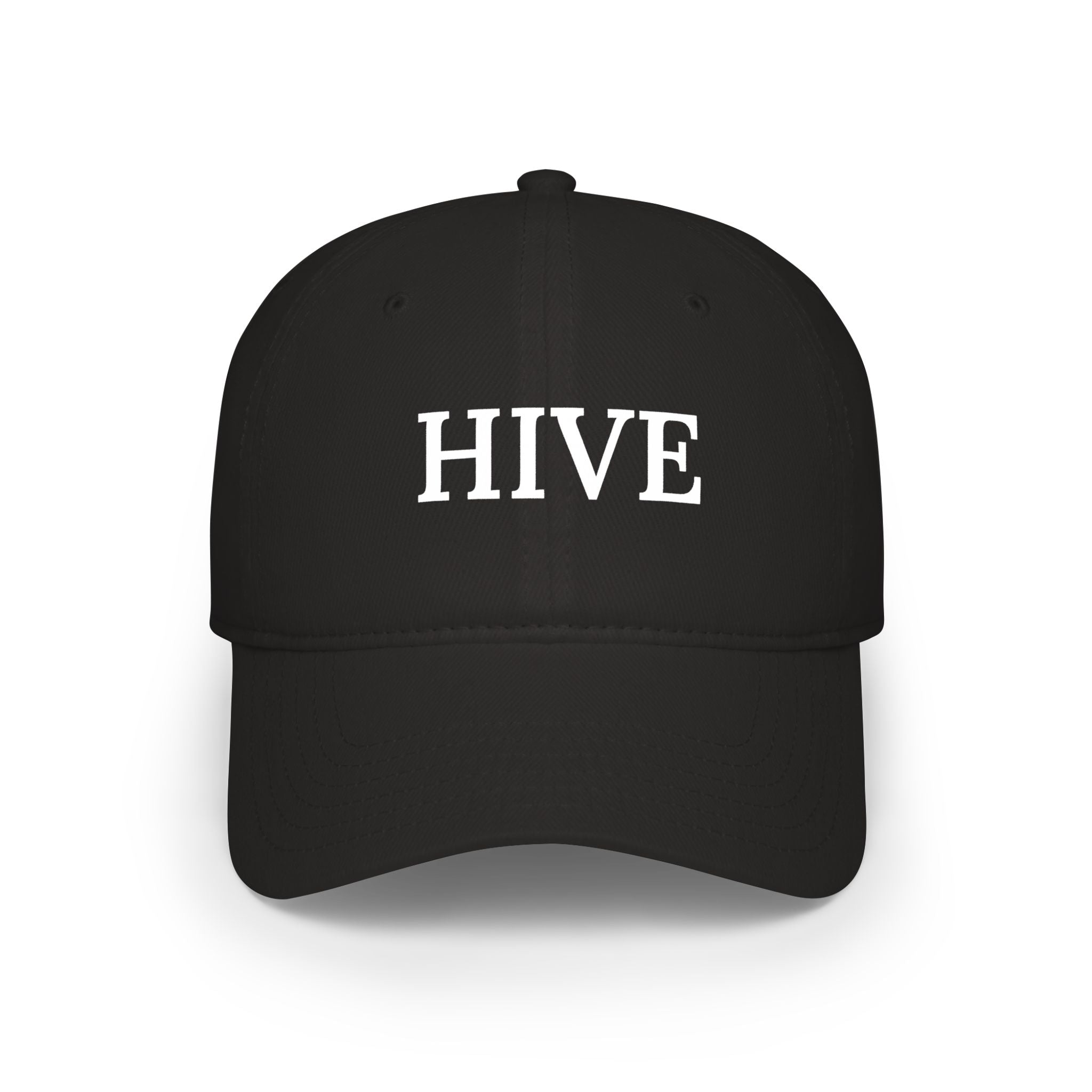 HIVE Embroidered Baseball Cap — Classic Low Profile Red Hat