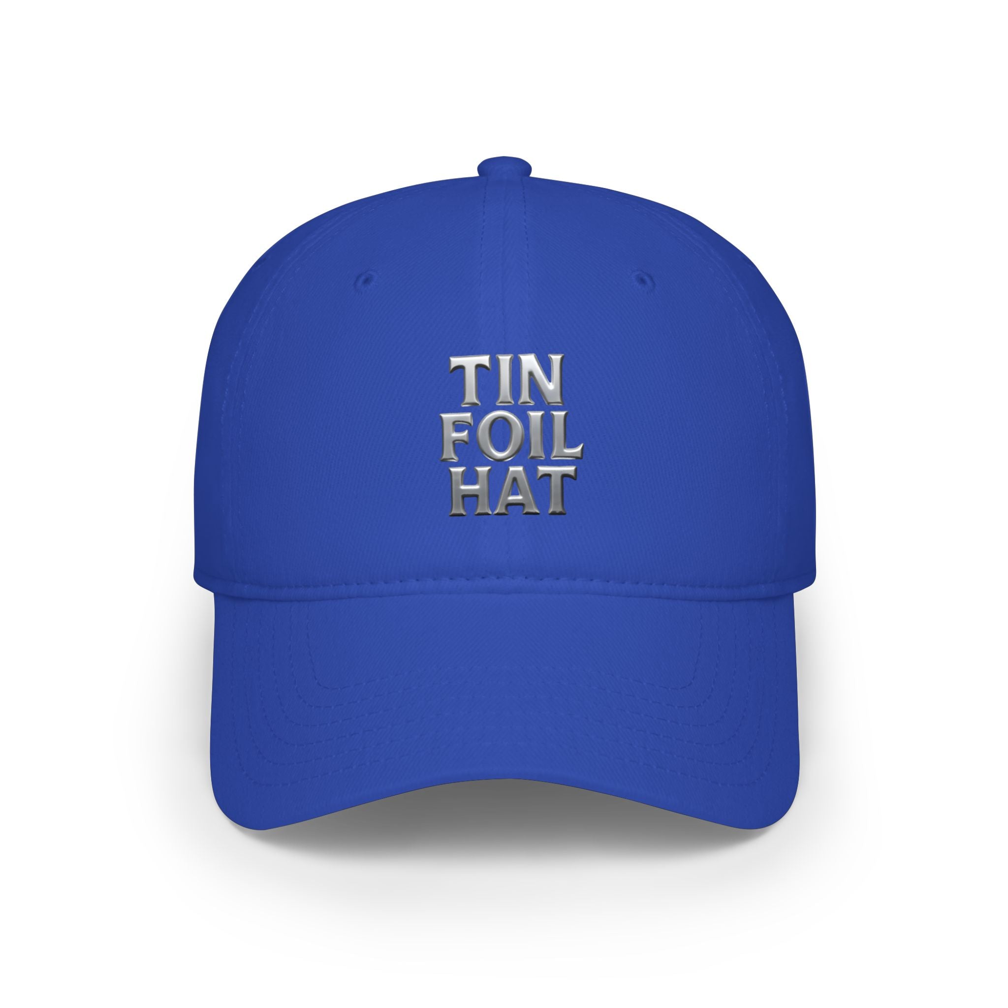 Tin Foil Hat Baseball Cap — Novelty Conspiracy Statement Hat