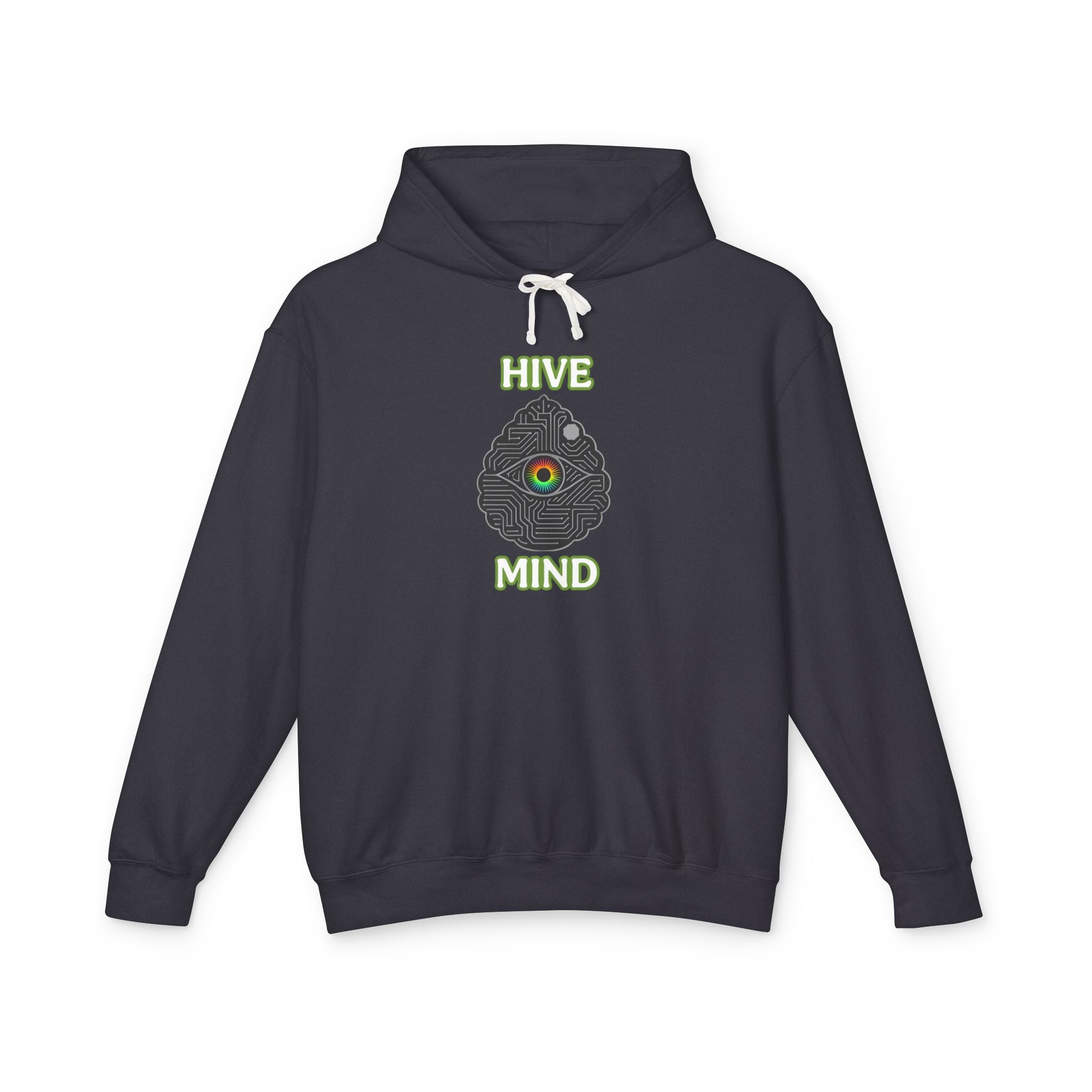 Hive Mind Hoodie — Psychedelic Bee Hive Graphic Pullover